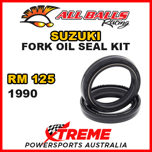 All Balls 55-117 For Suzuki RM125 RM 125 1990 Fork Oil Seal Kit 41x53x8/10.5