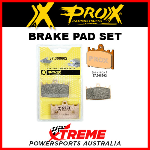 Pro-X 308602 For Suzuki GSF650 L0 2007-2010 Sintered Front Right Brake Pad