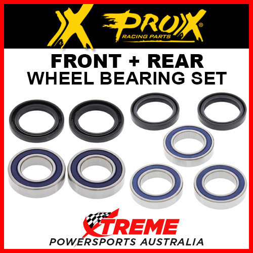 Pro-X Kawasaki KX250 KX 250 2003-2007 Front, Rear Wheel Bearing Set