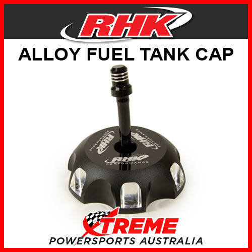 RHK Honda XR250R XR 250 R 1985-2005 Black Alloy Fuel Tank Gas Cap, 65mm OD
