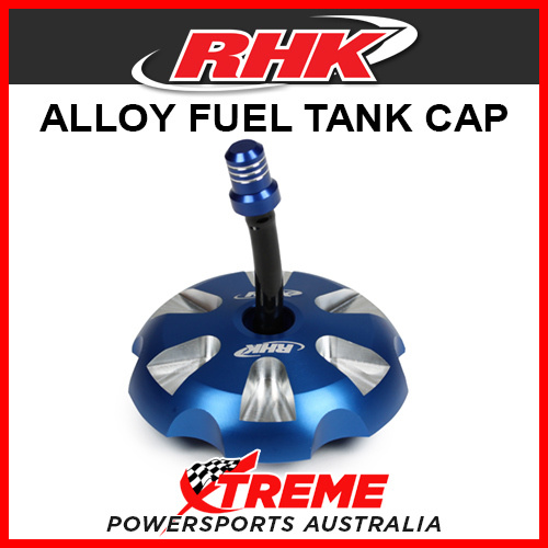 RHK Husqvarna TC250 2014-2017 Blue Alloy Fuel Tank Gas Cap, Screw Type 52mm