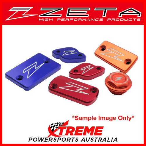 Zeta Yamaha WR250F 2002-2016 Blue Anodised Aluminium Brake Reservoir Cover Front ZE86-2101