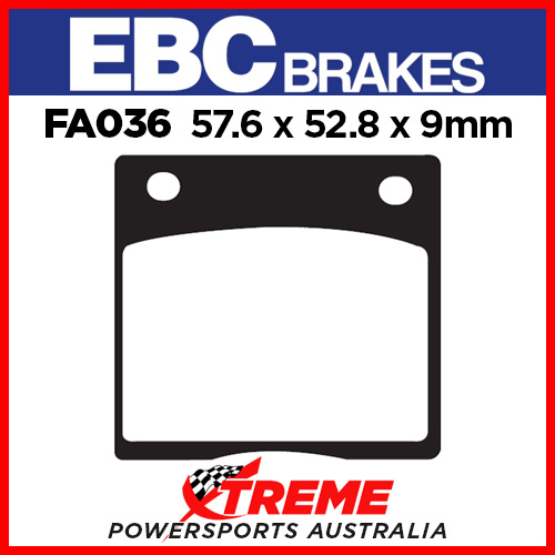 For Suzuki GSX 750 ET/EX/ESD/EFE/ESG/ESEESH/ESF 82-86 EBC Organic Rear Brake Pads FA036