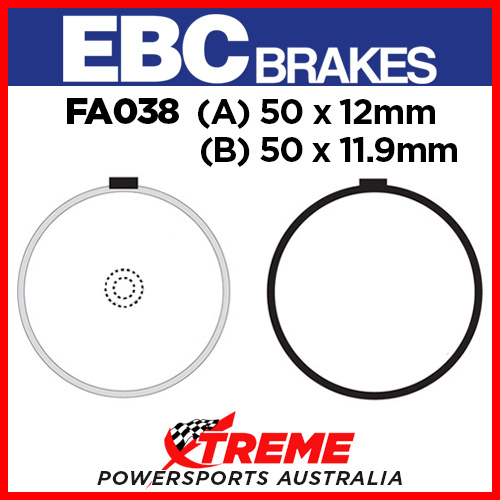 For Suzuki GS 1000 HC/EC/EN/SN 78-80 EBC Organic Front Brake Pads FA038