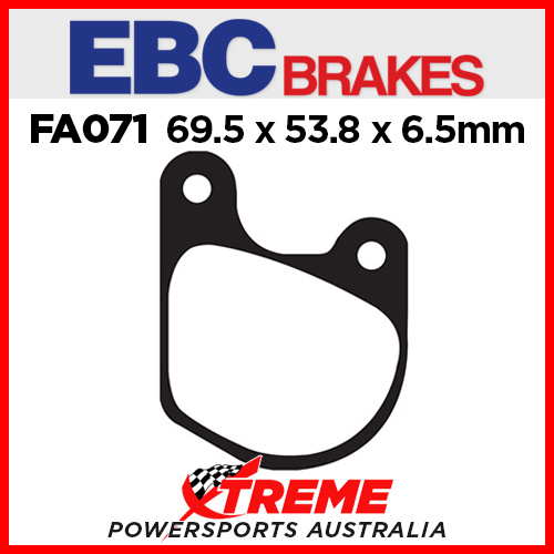 Harley Davidson FX/FXE/FXEF/FXWG/FXS Late 78-83 EBC Organic Front Brake Pads FA071