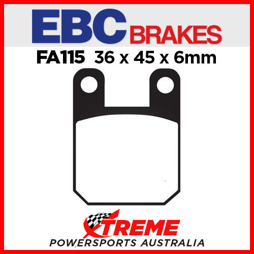 Cagiva Progress 50 97-99 EBC Organic Front Brake Pads, FA115