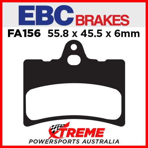 Cagiva Prima 50 92-94 EBC Organic Carbon Front Brake Pads, FA156TT