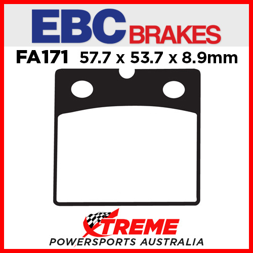 BMW K 75 RT 89-96 EBC Organic Front Brake Pads, FA171