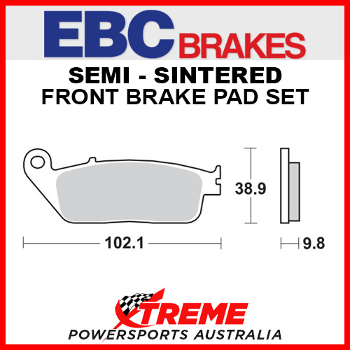 EBC Honda CBR500R 2013-2017 Semi-Sintered Front Brake Pad FA196V