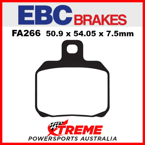 Ducati 900 MH Evoluzone 00-01 EBC HH Sintered Rear Brake Pads, FA266HH