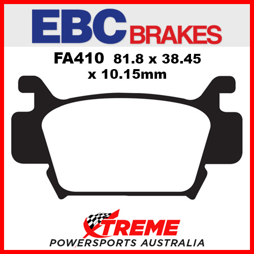 Honda TRX 500 Fourtrax Foreman 4WD ES 05-11 EBC Sintered Copper Front Brake Pads, FA410R