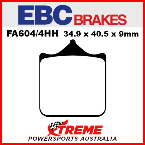 BMW S 1000 R Naked 14-18 EBC HH Sintered Front Brake Pads, FA604/4HH