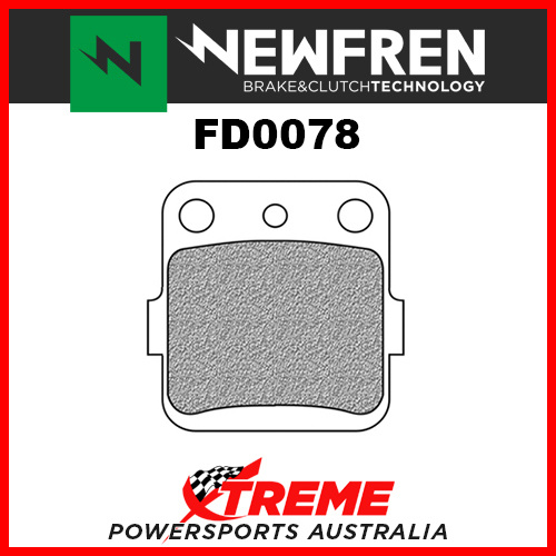 Newfren Kawasaki KX80 Big Wheel 91-00 Organic Rear Brake Pads FD0078BD