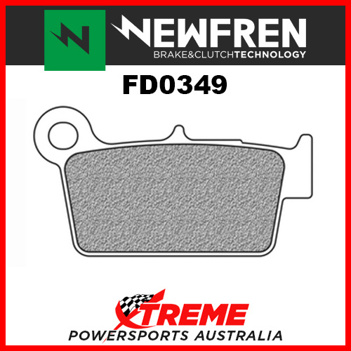 Newfren Yamaha YZ125 2003-2018 Organic Rear Brake Pad FD0349BD