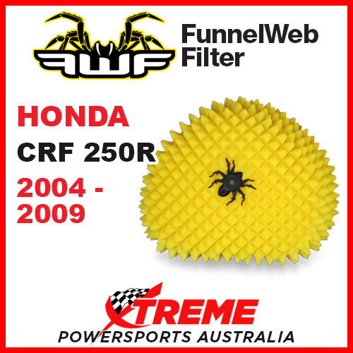 Funnelweb Honda CRF250R CRF-R 250 2004-2009 Off Road MX Foam Air Filter FWF465
