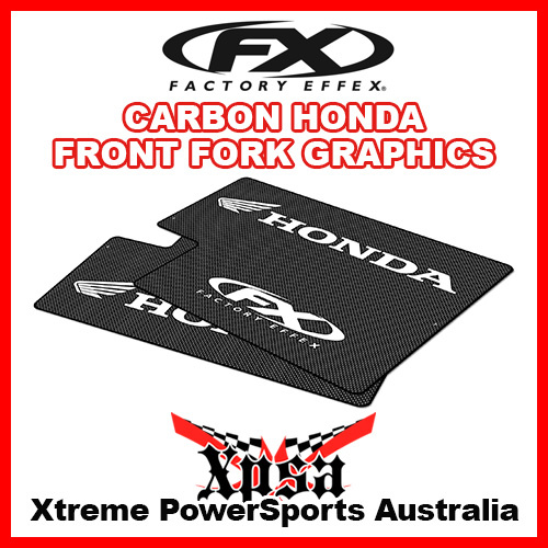 Factory Effex Honda CR CRF XR 125-600 Front Fork Wrap Kit Carbon Fiber 06-38320