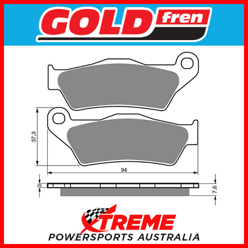 Goldfren Sintered Front Brake Pad Set for KTM 250 SX 2-Stroke 2016-2021 2022