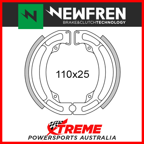 Newfren Rear Brake Shoe For Suzuki RM 80 1980-1981 GF1196