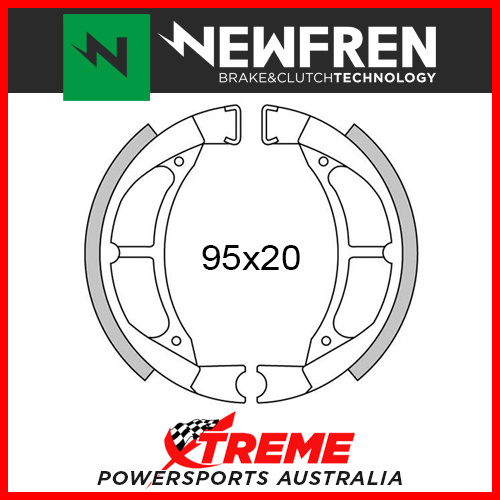 Newfren Front Brake Shoe Yamaha YZ 80 1977-1979 GF1199