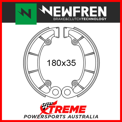 Newfren Rear Brake Shoe Honda TRX 500 Fourtrax Foreman 2005-2006 GF1232