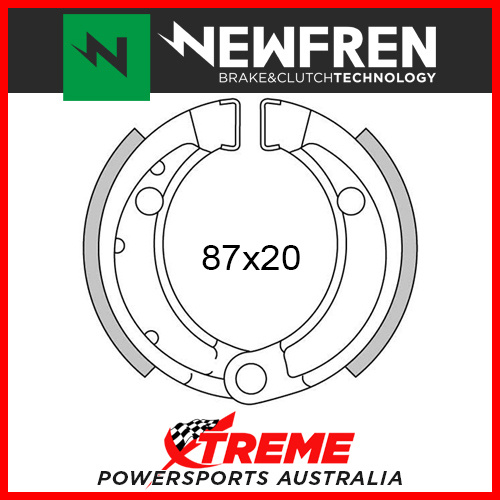 Newfren Front Brake Shoe Honda TRX 70 Fourtrax 1986-1987 GF1259