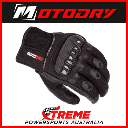 Motorcycle Gloves Aero Black Motodry X-Small