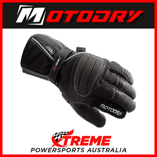 Motorcycle Gloves Arctic Black Motodry X-Small