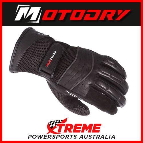 Ladies Motorcycle Gloves Airmesh Plus Black Motodry Small