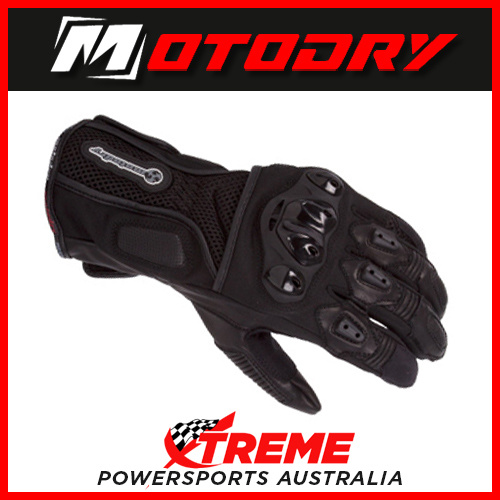 Motorcycle Gloves Stealth Black Motodry X-Small