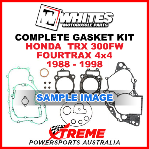 Whites Honda TRX300FW Fourtrax 4X4 1988-1998 Complete Top Bottom Gasket Kit
