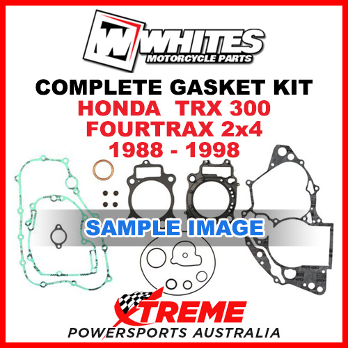 Whites Honda TRX 300 Fourtrax 2X4 1988-1998 Complete Top Bottom Gasket Kit