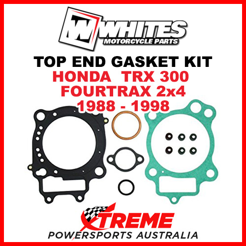 Whites Honda TRX300 Fourtrax 2X4 1988-1998 Top End Gasket Kit