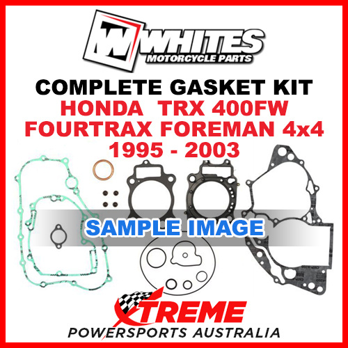Whites Honda TRX 400FW Fourtrax Foreman 4X4 95-03 Complete Top Bottom Gasket Kit