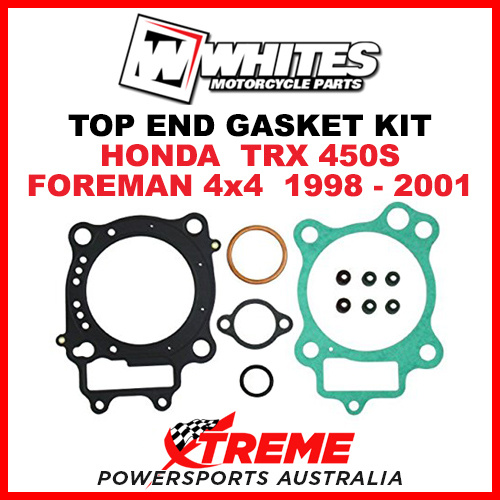 Whites Honda TRX450S Foreman 4x4 1998-2001 Top End Gasket Kit