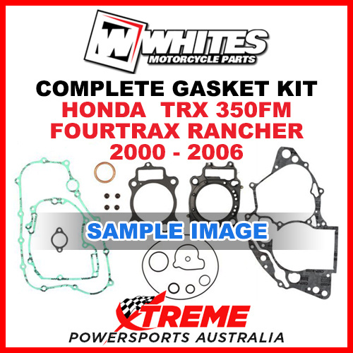 Whites Honda TRX 350FM Fourtrax Rancher 2000-2006 Complete Top Bottom Gasket Kit