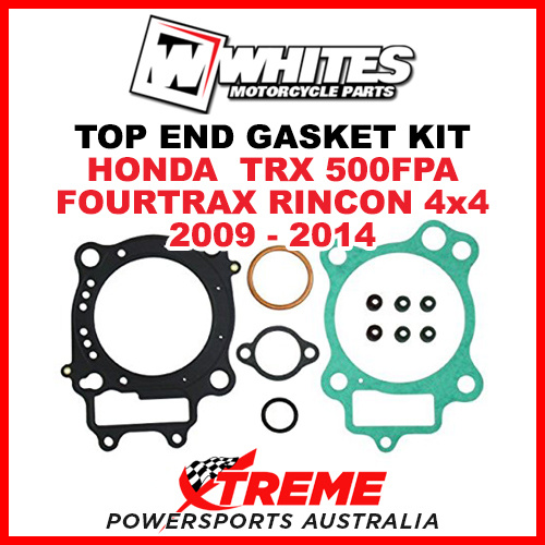 Whites Honda TRX500FPA Fourtrax Rincon 4x4 2009-2014 Top End Gasket Kit
