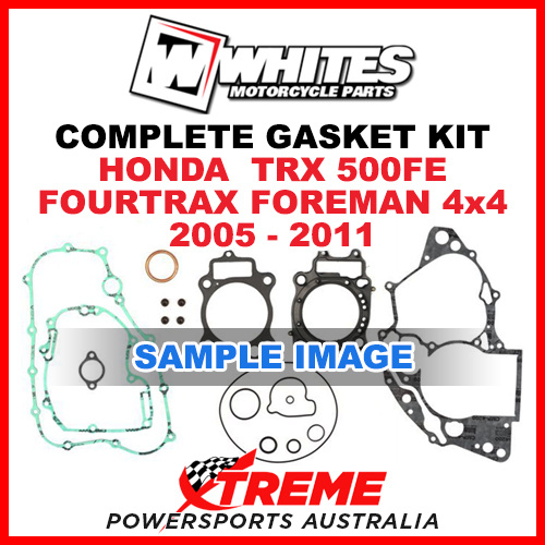 Whites Honda TRX 500FE Fourtrax Foreman 4X4 05-11 Complete Top Bottom Gasket Kit