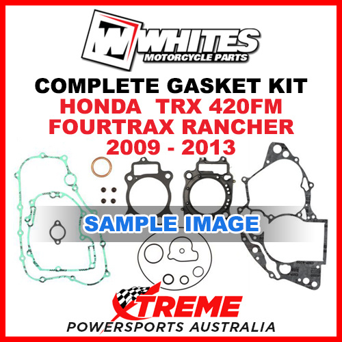 Whites Honda TRX 420FM Fourtrax Rancher 2009-2013 Complete Top Bottom Gasket Kit