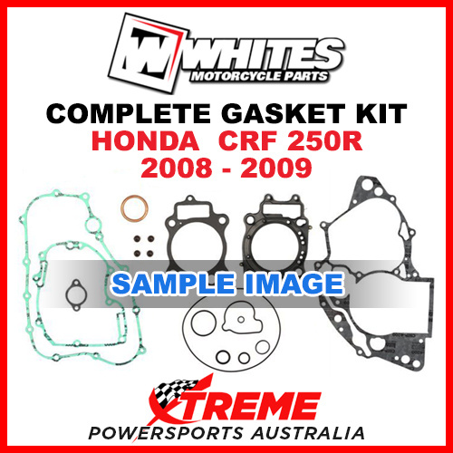 Whites Honda CRF250R CRF 250R 2008-2009 Complete Top Bottom Gasket Kit
