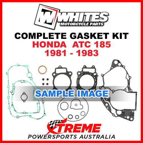 Whites Honda ATC185 ATC 185 1981-1983 Complete Top Bottom Gasket Kit