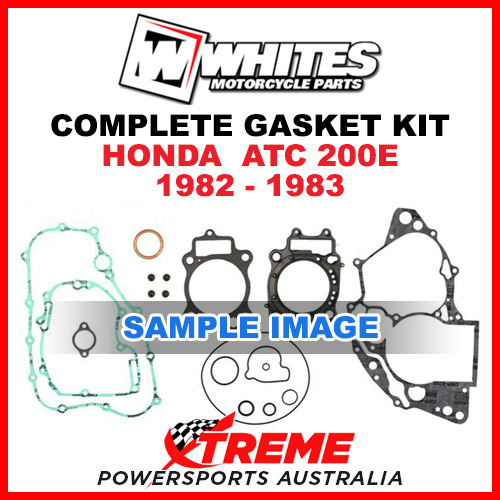 Whites Honda ATC 200E ATC200E 1982-1983 Complete Top Bottom Gasket Kit