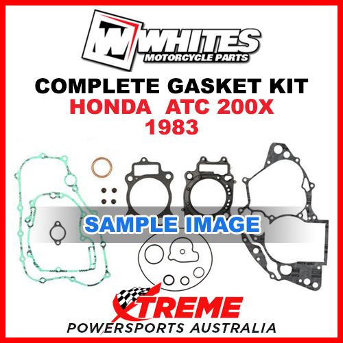 Whites Honda ATC 200X ATC200X 1983 Complete Top Bottom Gasket Kit