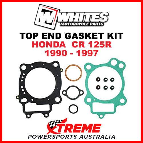 Whites Honda CR125R CR 125R 1990-1997 Top End Gasket Kit