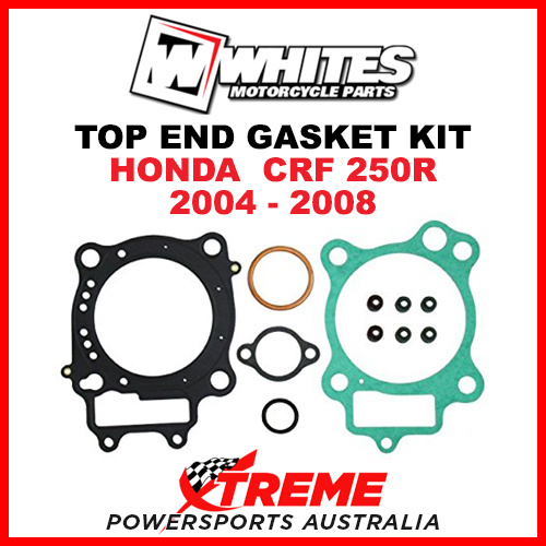 Whites Honda CRF250R CRF 250R 2004-2008 Top End Gasket Kit