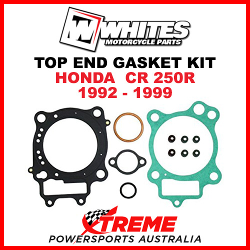 Whites Honda CR250R CR 250R 1992-1999 Top End Gasket Kit