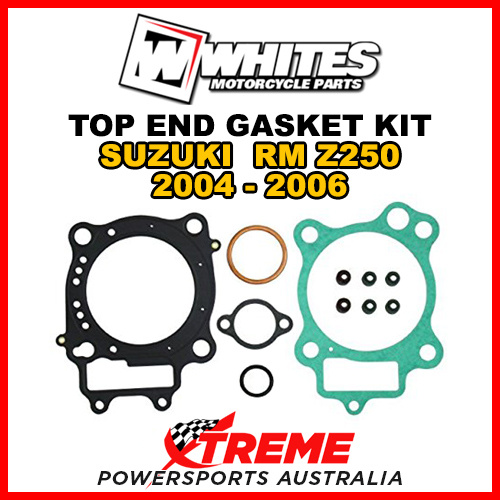 Whites For Suzuki RMZ250 RM-Z250 2004-2006 Top End Rebuild Gasket Kit