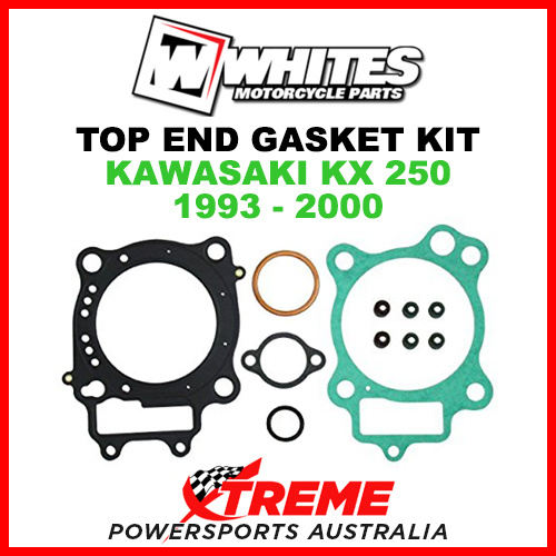 Whites Kawasaki KX250 KX 250 1993-2000 Top End Rebuild Gasket Kit