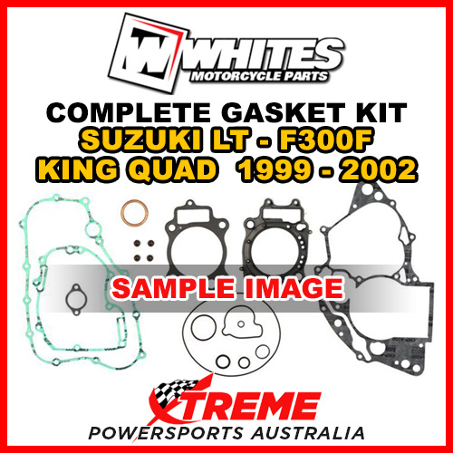 Whites For Suzuki LTF300F King Quad 1999-2002 Complete Top Bottom Gasket Kit