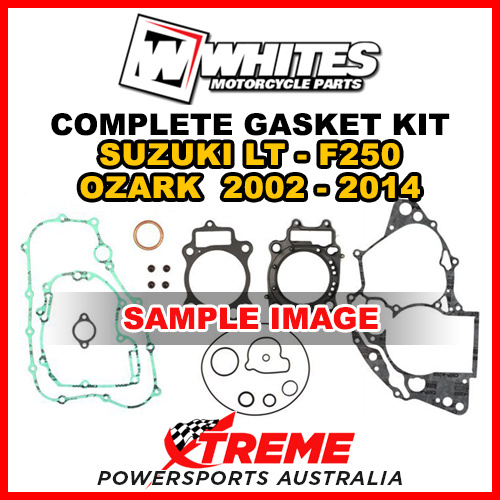 Whites For Suzuki LTF250 Ozark 2002-2014 Complete Top Bottom Gasket Kit