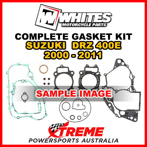 Whites For Suzuki DRZ400E DRZ 400E Trail 2000-2011 Complete Top Bottom Gasket Kit